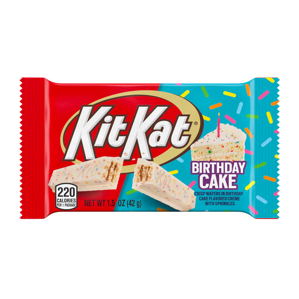 KitKat Birthday Cake White Creme w/Sprinkles (42g) (ONLINE ORDER ONLY)