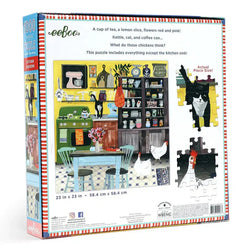 Kitchen Chickens 1000 Piece Jigsaw Puzzle eeBoo (ONLINE ORDER ONLY)