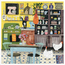 Kitchen Chickens 1000 Piece Jigsaw Puzzle eeBoo (ONLINE ORDER ONLY)