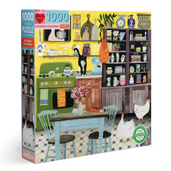 Kitchen Chickens 1000 Piece Jigsaw Puzzle eeBoo (ONLINE ORDER ONLY)