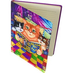 Kitty Bedtime Stories Crystal Art Notebook Kit Craft Buddy (ONLINE ORDER ONLY)