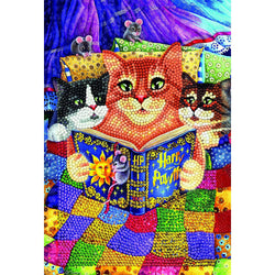 Kitty Bedtime Stories Crystal Art Notebook Kit Craft Buddy (ONLINE ORDER ONLY)