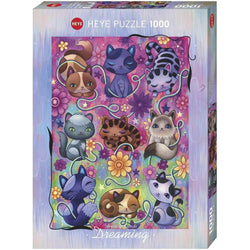 Kitty Cats Dreaming 1000 Piece Jigsaw Puzzle Heye (ONLINE ORDER ONLY)