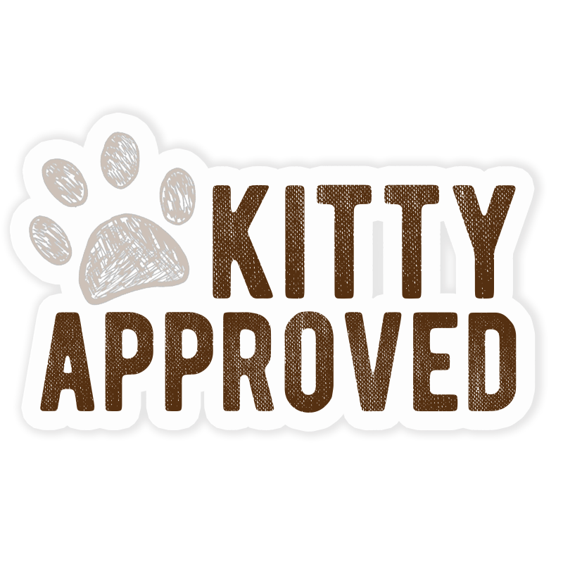 Kitty Approved Sticker (Online Order Only)