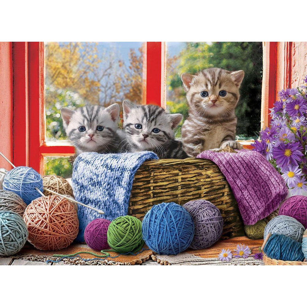 Knittin' Kittens 500 Piece Jigsaw Puzzle Eurographics (ONLINE ORDER ONLY)