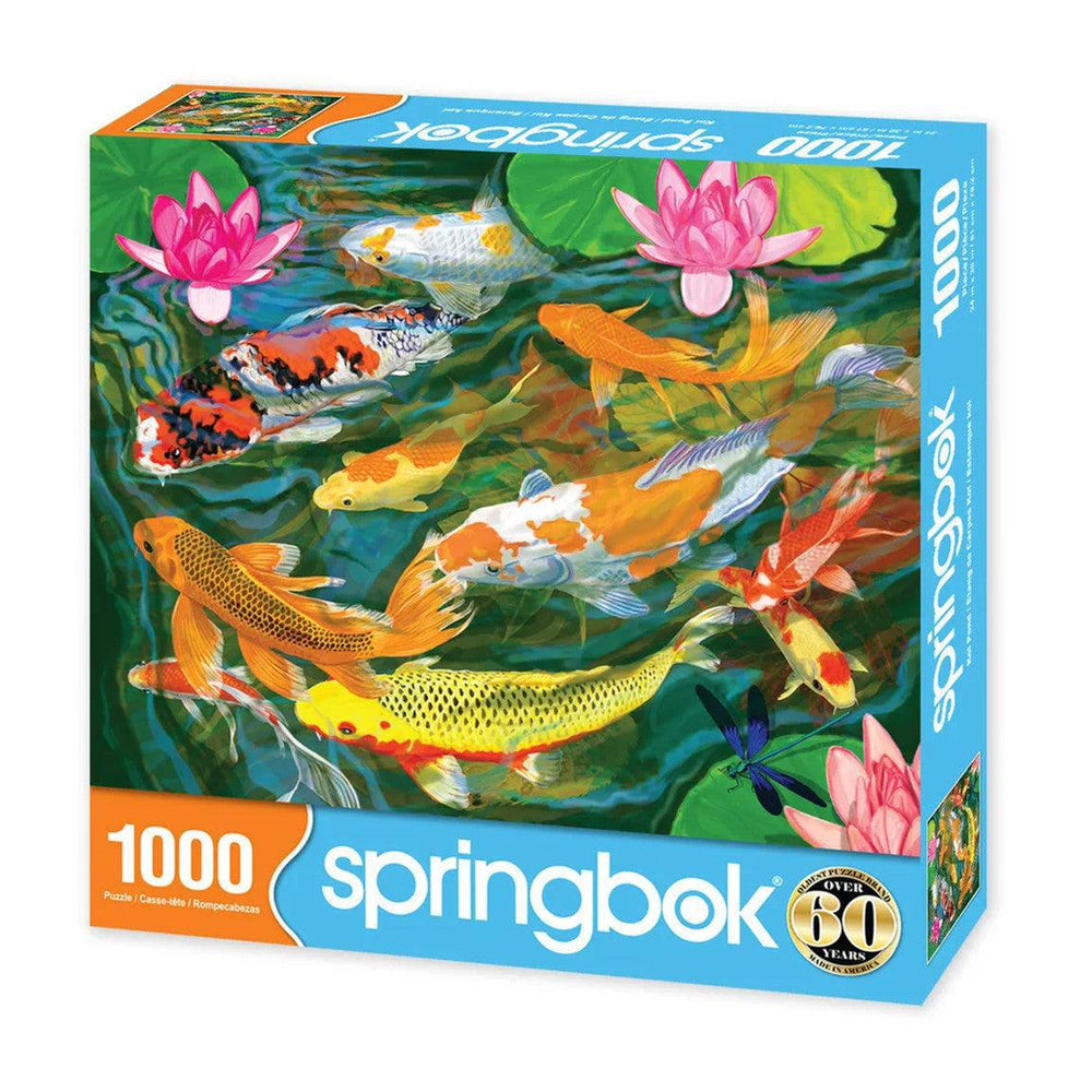 Koi Pond 1000 Piece Jigsaw Puzzle Springbok (ONLINE ORDER ONLY)