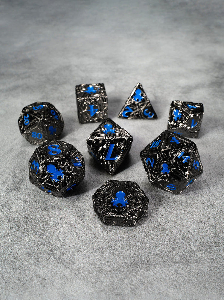 Kraken's Reach 8 pc TTRPG Dice Set (ONLINE ORDER ONLY)
