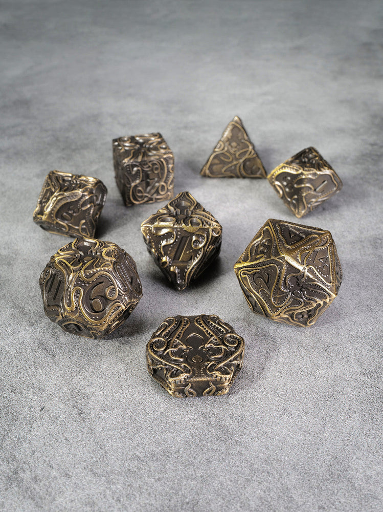 Kraken's Reach 8 pc TTRPG Dice Set (ONLINE ORDER ONLY)