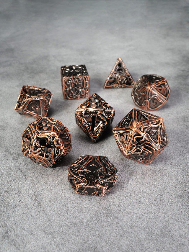 Kraken's Reach 8 pc TTRPG Dice Set (ONLINE ORDER ONLY)