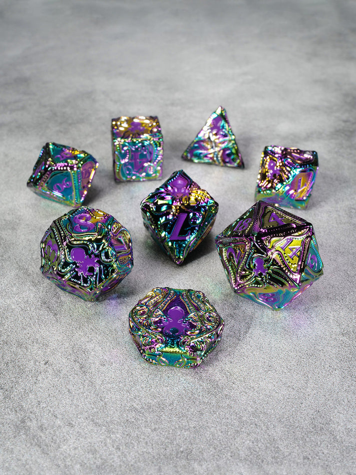 Kraken's Reach 8 pc TTRPG Dice Set (ONLINE ORDER ONLY)