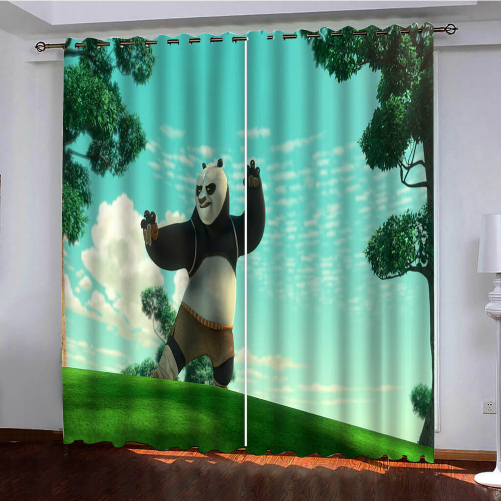 Kung Fu Panda The Dragon Knight Curtains Blackout Window Drapes (Online Order Only)