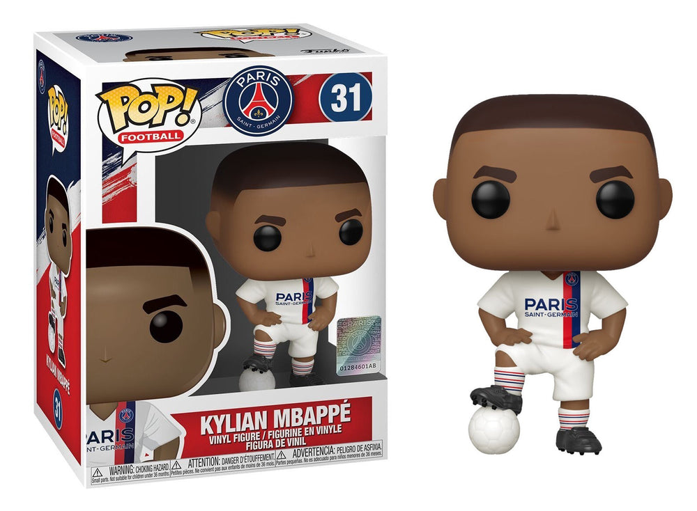 Kylian Mbappé (White Kit, Paris Saint-Germain, Soccer) 31 (Online Order Only)