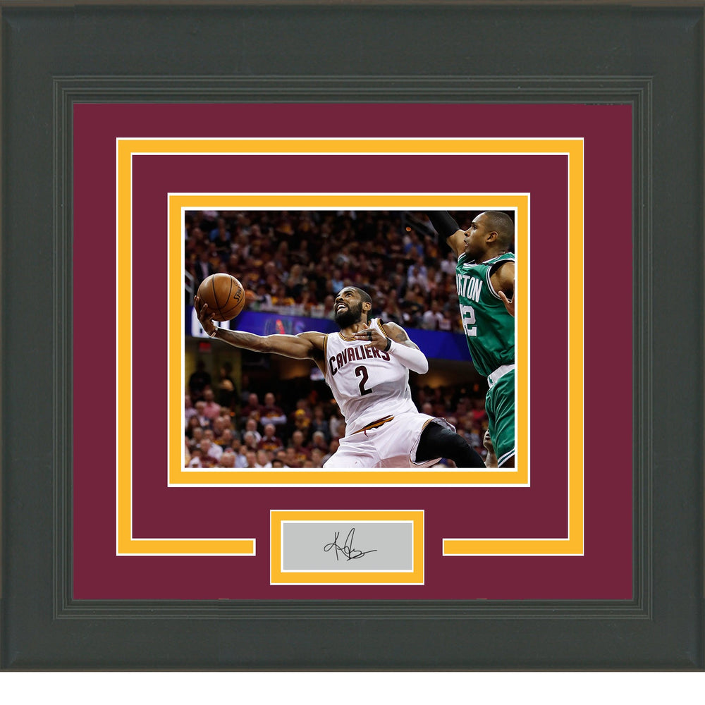 Framed Kyrie Irving Facsimile Laser Engraved Signature Auto Cleveland Cavaliers 11x14 Basketball Photo (ONLINE ORDER ONLY)