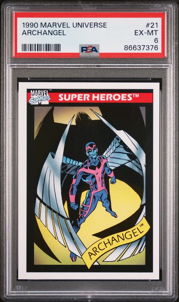 1990 MARVEL UNIVERSE ARCHANGEL  #21 - PSA 6 (Online Order Only)