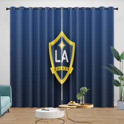 LA Galaxy Curtains Blackout Window Drapes Room Decoration (Online Order Only)