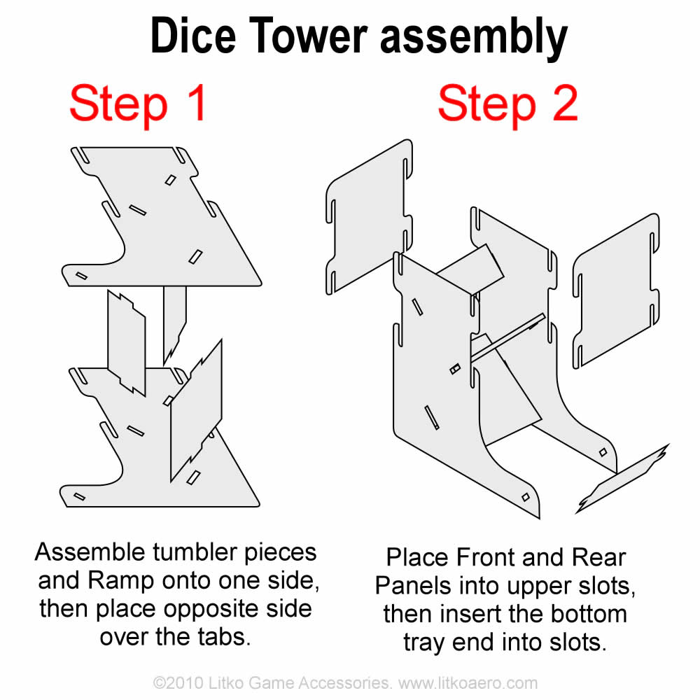 LAOGMG066 Nautical Dice Tower by Litko Games Accessories (ONLINE ORDER ONLY)