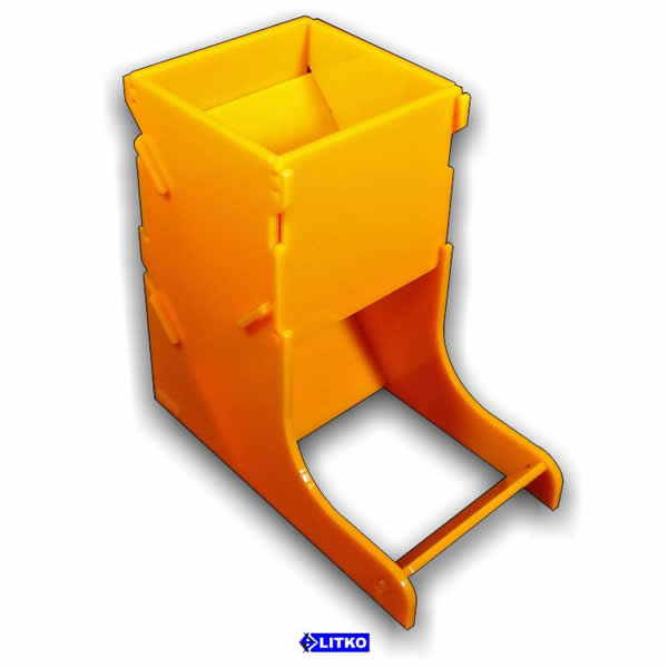 LAOGMG084GLD Opaque Gold Dice Tower Litko Game Accessories (ONLINE ORDER ONLY)