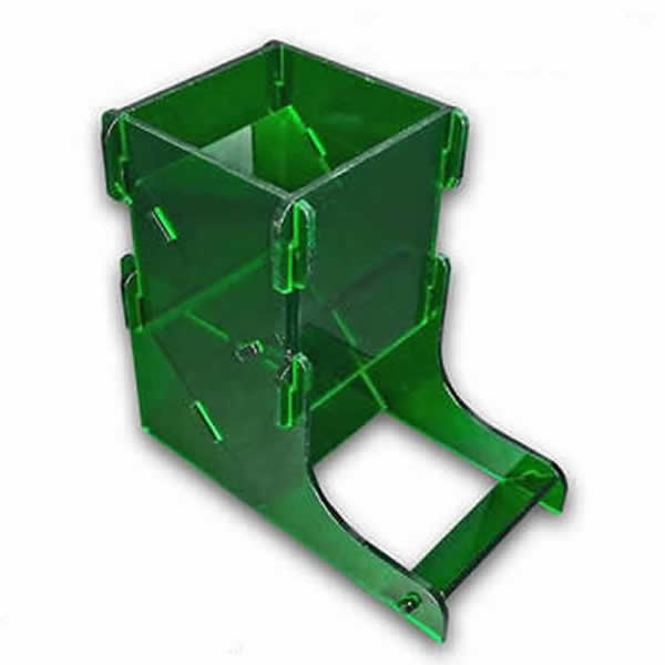 LAOGMG084TGR Dice Tower (Transparent Green) Litko Game Accessories (ONLINE ORDER ONLY)