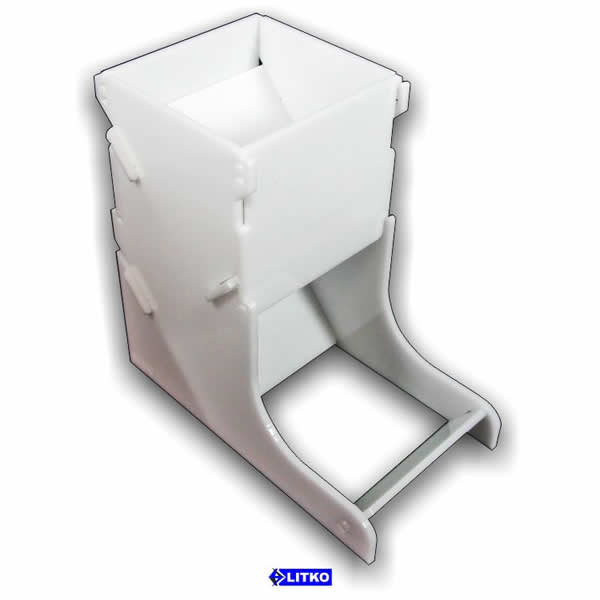 LAOGMG084WHT Opaque White Dice Tower Litko Game Accessories (ONLINE ORDER ONLY)