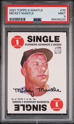 2021 TOPPS X MICKEY MANTLE COLLECTION #39 - PSA 9 (Online Order Only)