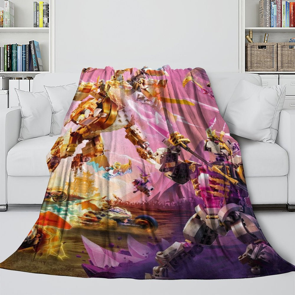 LEGO Ninjago Blanket Flannel Throw Room Decoration (Online Order Only)