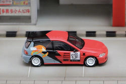 Street Weapon Honda Civic EG6 "KNUCKLES" Sonic livery 1:64 (ONLINE ORDER ONLY)