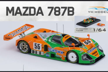 (Pre-Order) YM Model Mazda 787b #55 Le Mans Championship 1991 Winner Limited to 499 Pcs 1:64 (ONLINE ORDER ONLY)