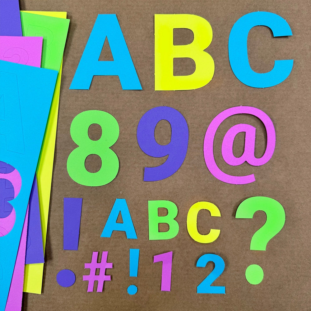 Bulletin Board Letters Combo – 2 Sizes (ONLINE ORDER ONLY)