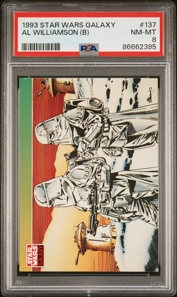 1993 STAR WARS GALAXY AL WILLIAMSON (B)  #137 - PSA 8 (Online Order Only)