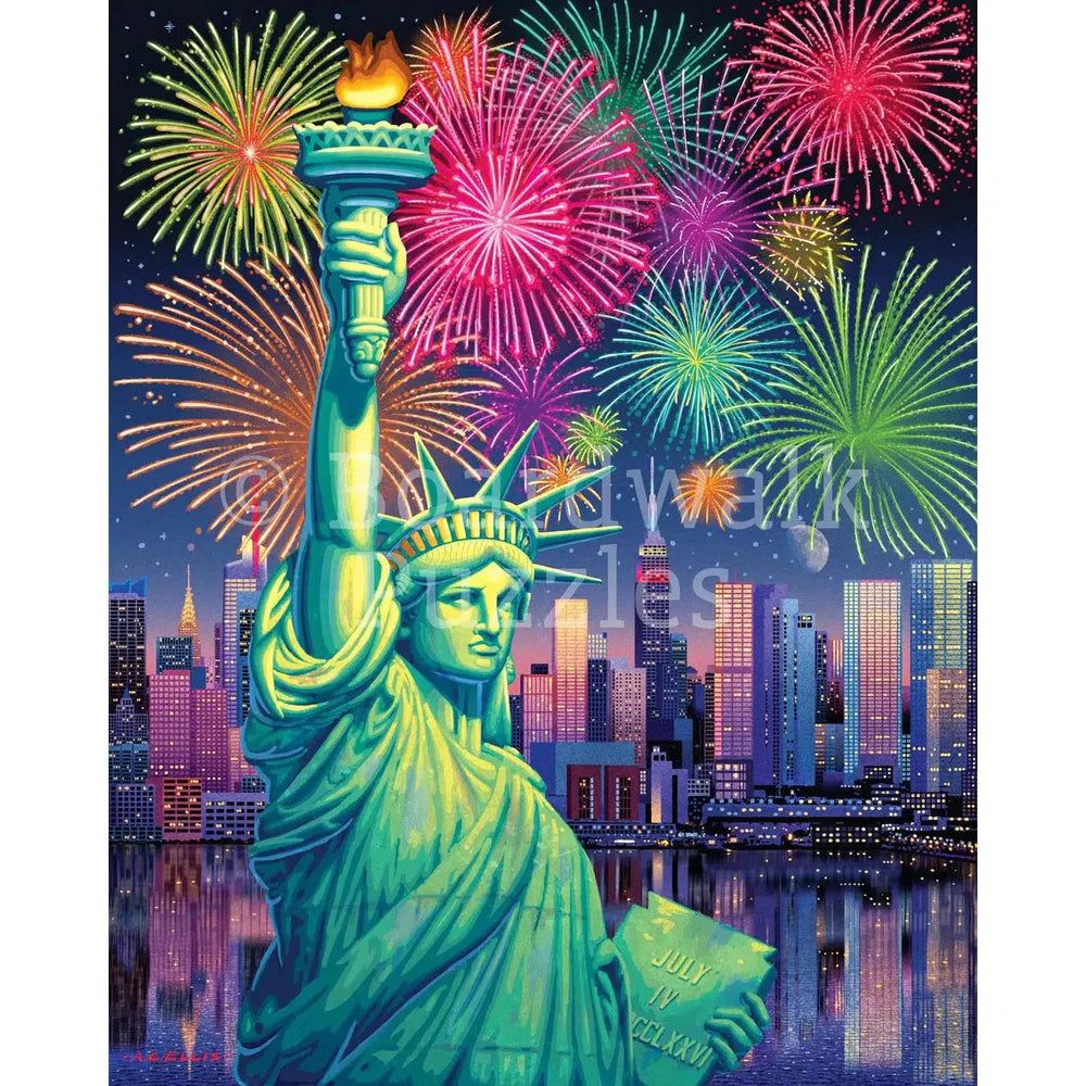 Lady Liberty 500 Piece Jigsaw Puzzle Boardwalk (ONLINE ORDER ONLY)