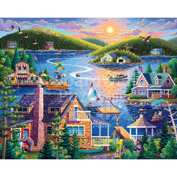 Lake House 1000 Piece Jigsaw Puzzle Boardwalk (ONLINE ORDER ONLY)