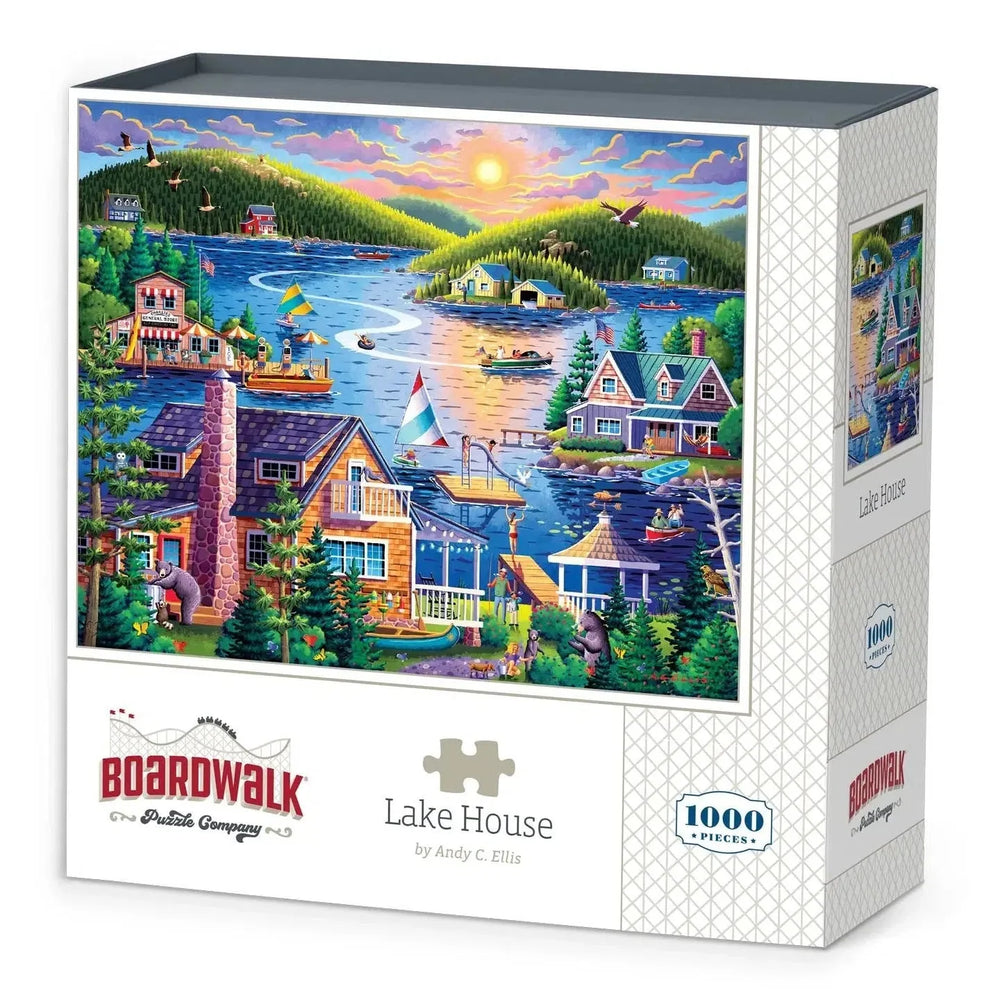 Lake House 1000 Piece Jigsaw Puzzle Boardwalk (ONLINE ORDER ONLY)