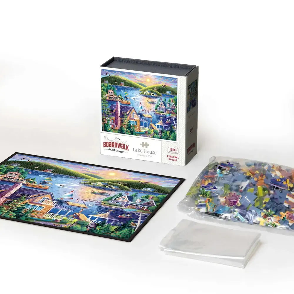 Lake House 210 Piece Jigsaw Puzzle Boardwalk (ONLINE ORDER ONLY)