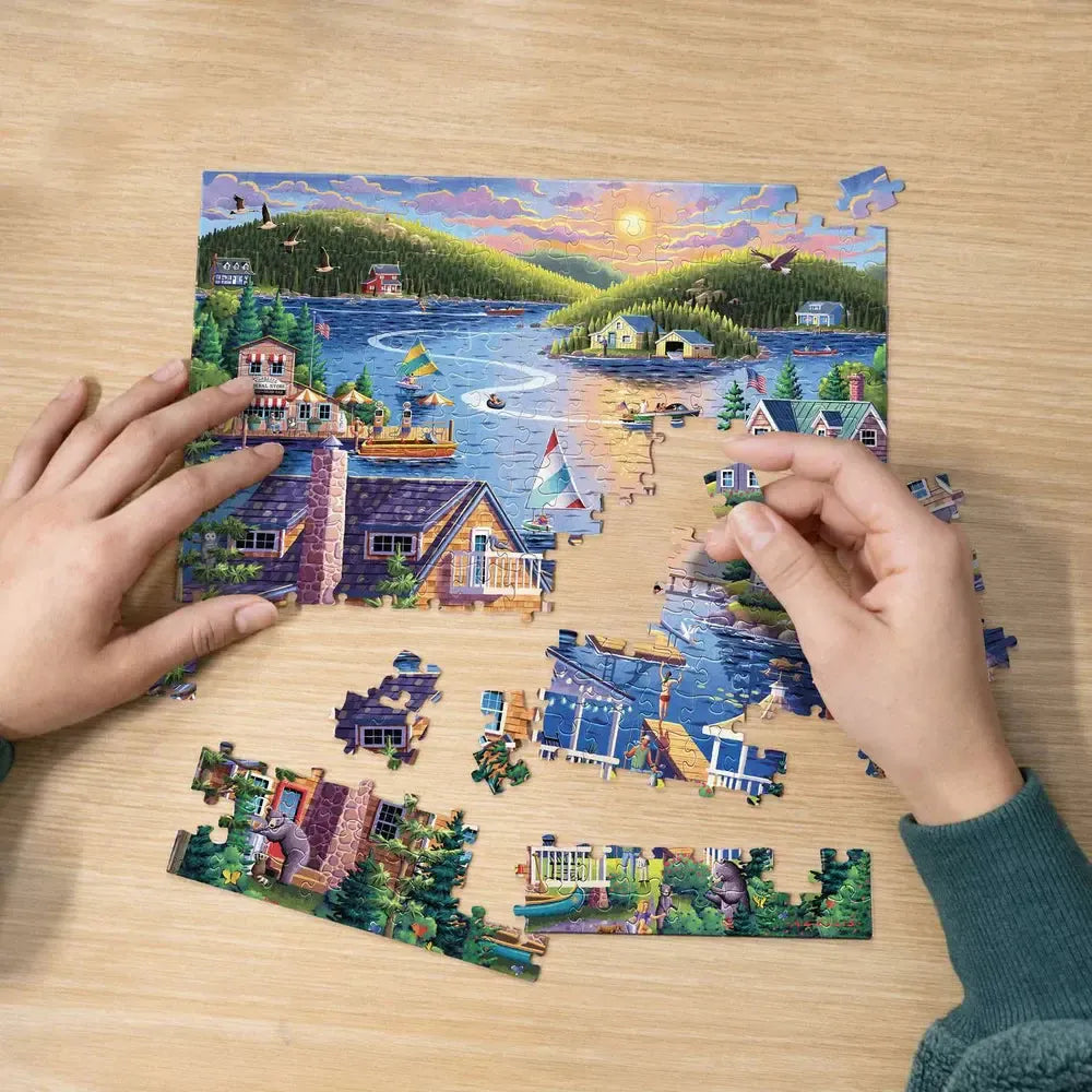 Lake House 210 Piece Jigsaw Puzzle Boardwalk (ONLINE ORDER ONLY)