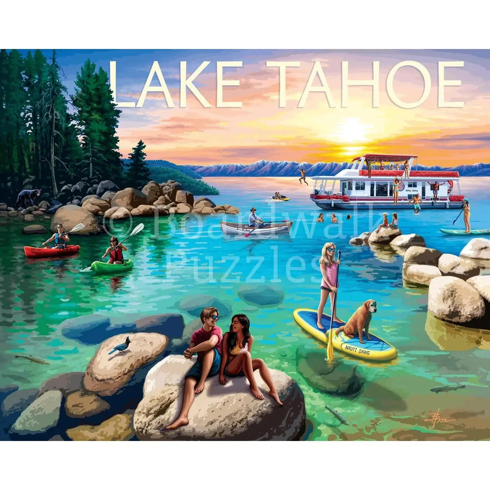 Lake Tahoe 1000 Piece Jigsaw Puzzle Boardwalk (ONLINE ORDER ONLY)