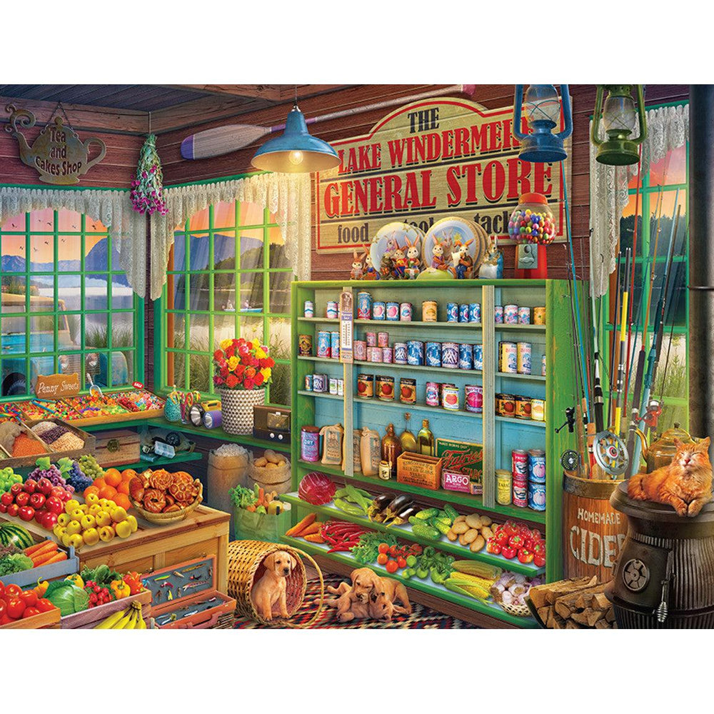 Lake Windermere General Store 500 Piece Jigsaw Puzzle Springbok (ONLINE ORDER ONLY)