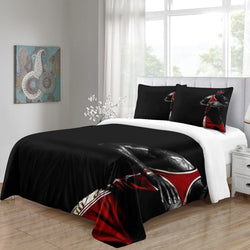 Lakers LeBron Raymone James Bedding Set Pattern Quilt Duvet Cover (Online Order Only)