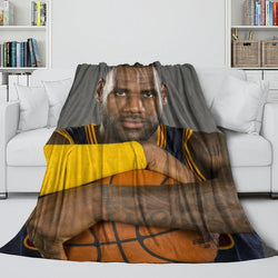 Lakers LeBron Raymone James Blanket Flannel Throw (Online Order Only)