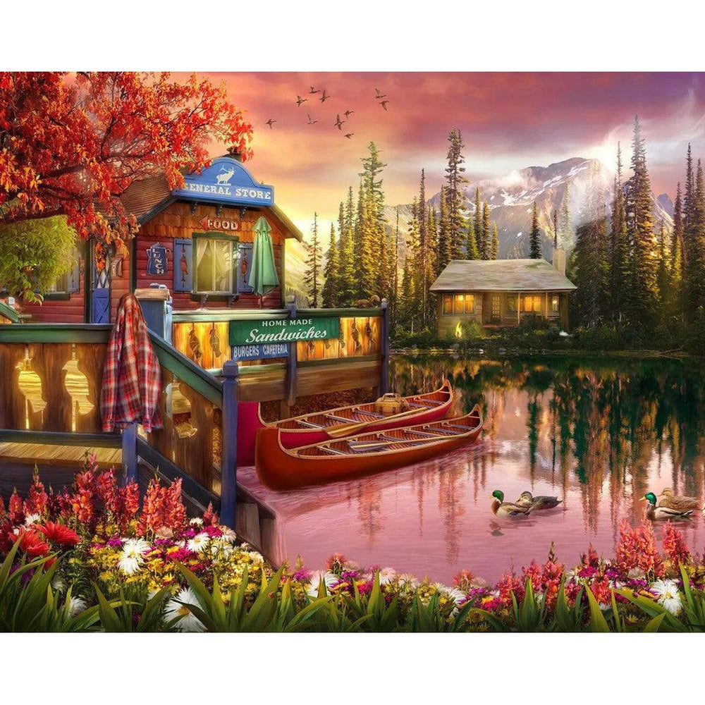 Lakeshore Serenity 1000 Piece Jigsaw Puzzle Springbok (ONLINE ORDER ONLY)