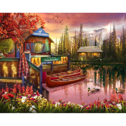 Lakeshore Serenity 1000 Piece Jigsaw Puzzle Springbok (ONLINE ORDER ONLY)