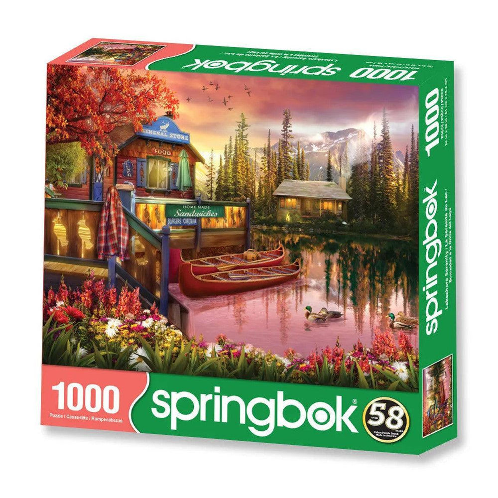 Lakeshore Serenity 1000 Piece Jigsaw Puzzle Springbok (ONLINE ORDER ONLY)