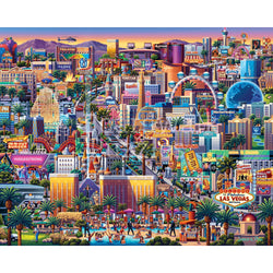 Las Vegas Strip 210 Piece Jigsaw Puzzle Boardwalk (ONLINE ORDER ONLY)