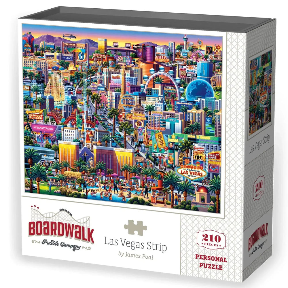 Las Vegas Strip 210 Piece Jigsaw Puzzle Boardwalk (ONLINE ORDER ONLY)