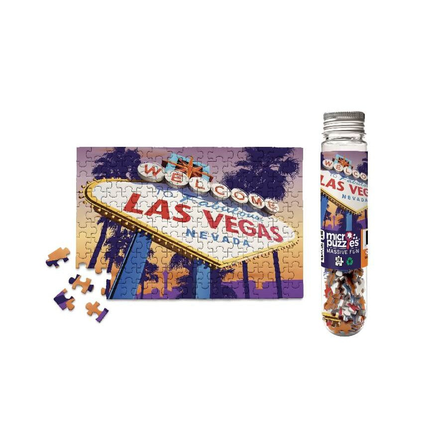 Las Vegas Sunset 150 Piece Mini Jigsaw Puzzle Micro Puzzles (ONLINE ORDER ONLY)