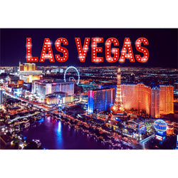 Las Vegas at Night 150 Piece Mini Jigsaw Puzzle Micro Puzzles (ONLINE ORDER ONLY)