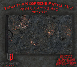 Lava Flows - Neoprene Battle Mat with Bag (ONLINE ORDER ONLY)