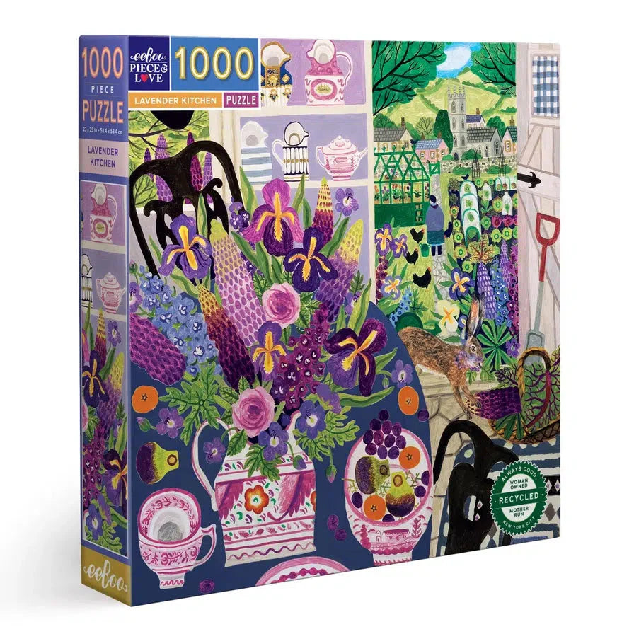 Lavender Kitchen 1000 Piece Jigsaw Puzzle eeBoo (ONLINE ORDER ONLY)