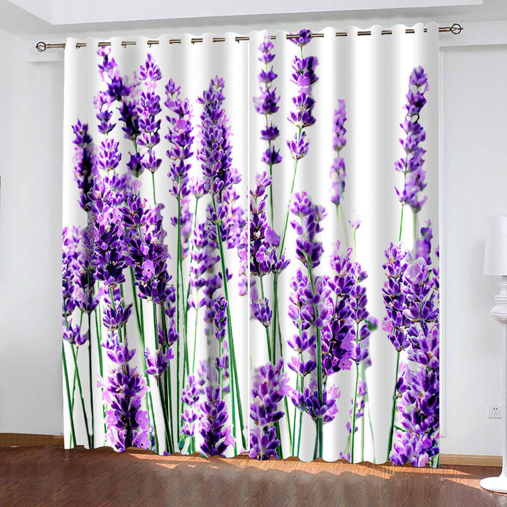 Lavender Curtains Blackout Window Treatments Drapes for Room Decoration (Online Order Only)