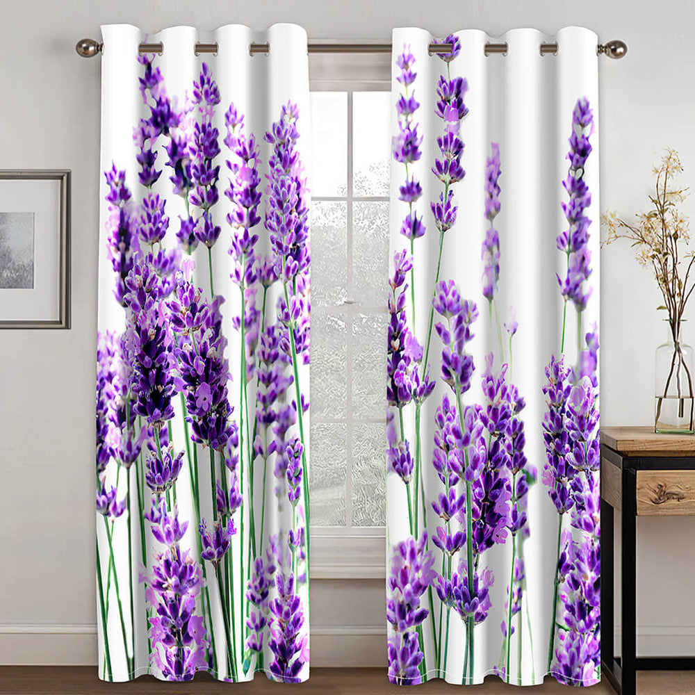 Lavender Curtains Blackout Window Treatments Drapes for Room Decoration (Online Order Only)