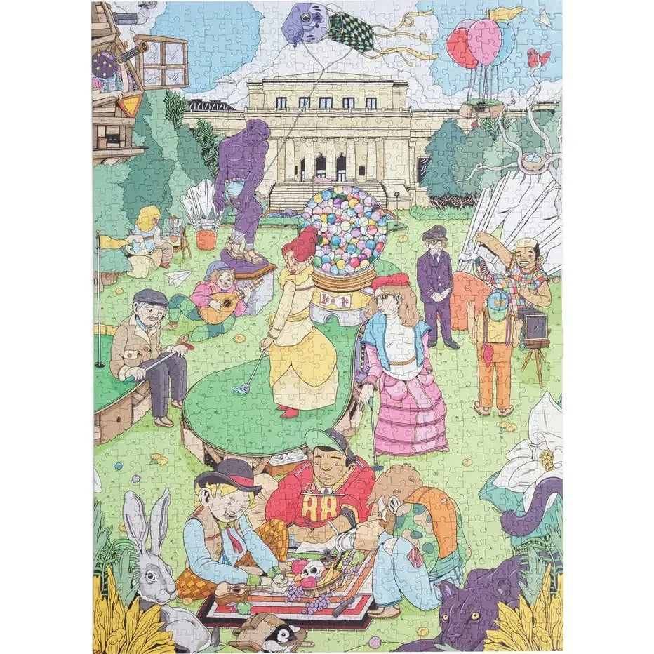 Lawn Art 1000 Piece Jigsaw Puzzle Birdie (ONLINE ORDER ONLY)